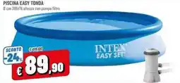 A&O Piscina Easy Tonda Intex Easy Set offerta