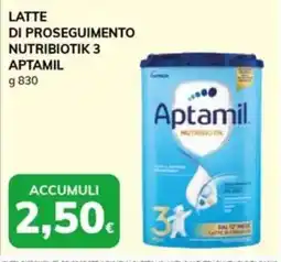 Basko Latte di proseguimento Nutribiotik 3 Aptamil offerta