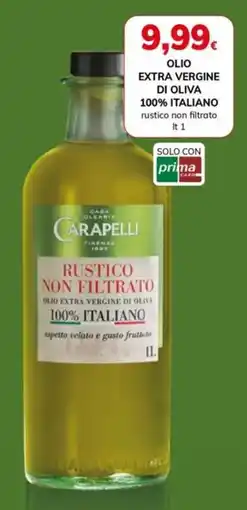 Basko Olio extra vergine di oliva rustico non filtrato Carapelli offerta