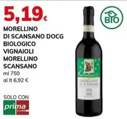 Basko MORELLINO DI SCANSANO DOCG BIOLOGICO VIGNAIOLI MORELLINO SCANSANO offerta
