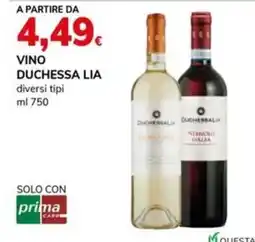 Basko Vino Duchessa Lia offerta