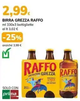 Basko Birra Grezza Raffo offerta