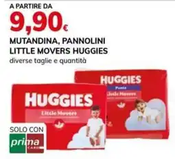 Basko Mutandina, pannolini Little Movers Huggies offerta