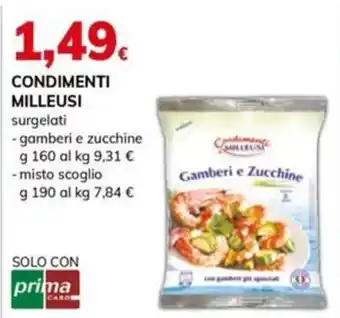 Basko Condimenti Milleusi Gamberi e Zucchine offerta