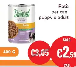 ZooPlanet Natural Trainer Patè per cani puppy e adult offerta
