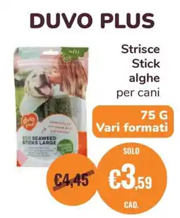 ZooPlanet DUVO PLUS Strisce Stick alghe per cani offerta