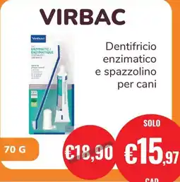 ZooPlanet Dentifricio enzimatico e spazzolino per cani offerta