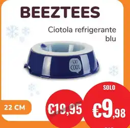 ZooPlanet BEEZTEES Ciotola refrigerante blu offerta