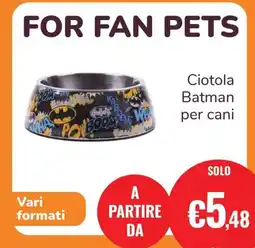 ZooPlanet Ciotola Batman per cani offerta