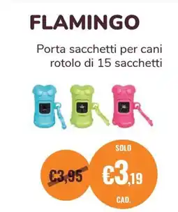 ZooPlanet FLAMINGO Porta sacchetti per cani offerta