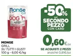 L´Isola dei Tesori Monge Grill Adult Dog offerta