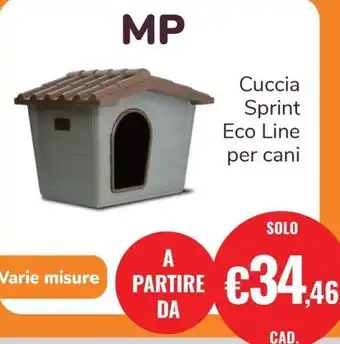 Cuccia Sprint Eco Line per cani