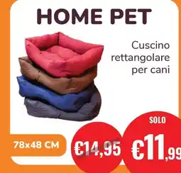 ZooPlanet HOME PET Cuscino rettangolare per cani offerta
