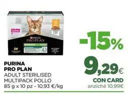 L´Isola dei Tesori PURINA PRO PLAN ADULT STERILISED MULTIPACK POLLO offerta