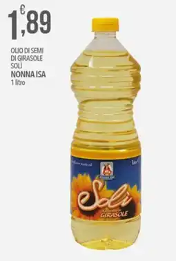 Iper Romagnolo OLIO DI SEMI DI GIRASOLE SOLÌ NONNA ISA offerta
