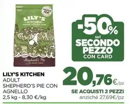 L´Isola dei Tesori LILY'S KITCHEN ADULT SHEPHERD'S PIE CON AGNELLO offerta