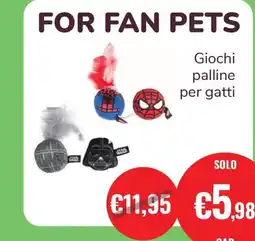 ZooPlanet Giochi palline per gatti offerta