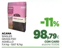 L´Isola dei Tesori ACANA SINGLES GRASS-FED AGNELLO offerta