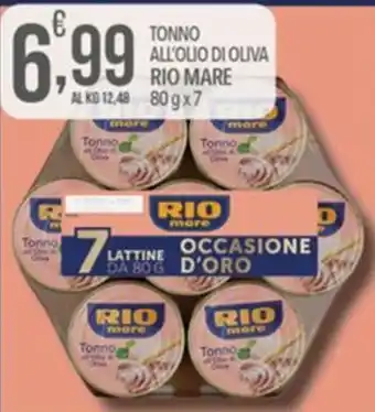 Iper Romagnolo Tonno all'olio di oliva Rio Mare offerta
