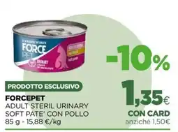 L´Isola dei Tesori FORCEPET ADULT STERIL URINARY SOFT PATE' CON POLLO offerta
