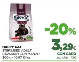 L´Isola dei Tesori HAPPY CAT STERILISED ADULT BAVARIAN CON MANZO offerta