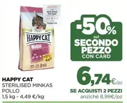 L´Isola dei Tesori HAPPY CAT STERILISED MINKAS POLLO offerta