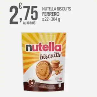 Iper Romagnolo Nutella biscuits FERRERO offerta