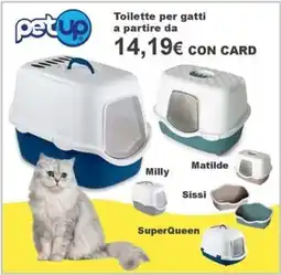 L´Isola dei Tesori Toilette per gatti petup offerta