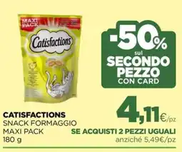 L´Isola dei Tesori Catisfactions Snack Formaggio offerta