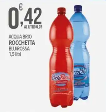 Iper Romagnolo Acqua Brio Rocchetta Blu/Rossa offerta