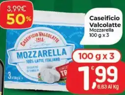 Crai Caseificio Valcolatte Mozzarella offerta