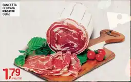 Crai Pancetta Coppata Raspini offerta