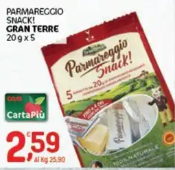 Crai Parmareggio Snack! Gran Terre offerta