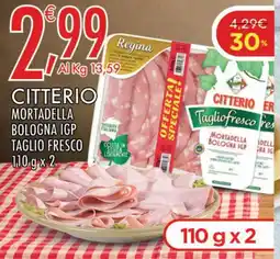 Crai CITTERIO MORTADELLA BOLOGNA IGP offerta