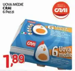 Crai Uova medie CRAI offerta