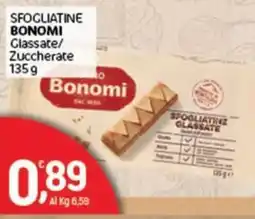 Crai Sfogliatine Bonomi Glassate offerta