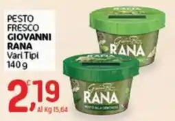 Crai Pesto Fresco Giovanni Rana offerta
