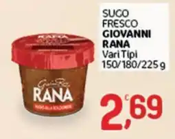 Crai Sugo Fresco Giovanni Rana offerta