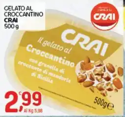 Crai Gelato al Croccantino CRAI offerta
