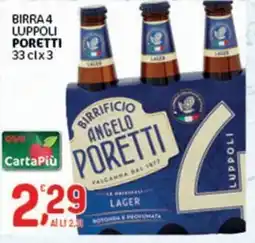 Crai Birra 4 Luppoli Poretti offerta