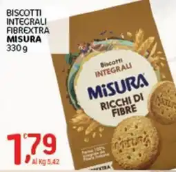 Crai Biscotti Integrali Fibrextra Misura offerta