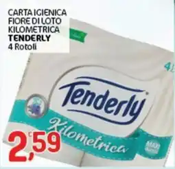 Crai Carta igienica Fiore di Loto Kilometrica Tenderly offerta