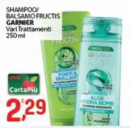 Crai SHAMPOO/ BALSAMO FRUCTIS GARNIER offerta