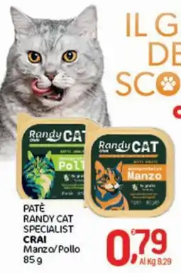 Crai PATÈ RANDY CAT SPECIALIST CRAI offerta