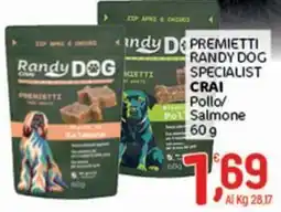 Crai Premietti randy dog specialist crai pollo/salmone offerta