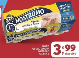 Vivo Supermercati Tonno all'Olio di Oliva Nostromo offerta