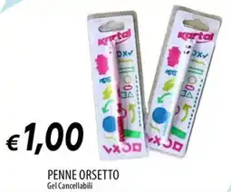 Galassia Penne Orsetto Gel Cancellabili offerta