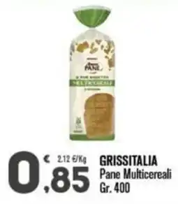 Punto é market GRISSITALIA Pane Multicereali offerta
