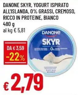 IperFamila Danone Skyr offerta