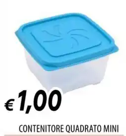 Galassia CONTENITORE QUADRATO MINI offerta